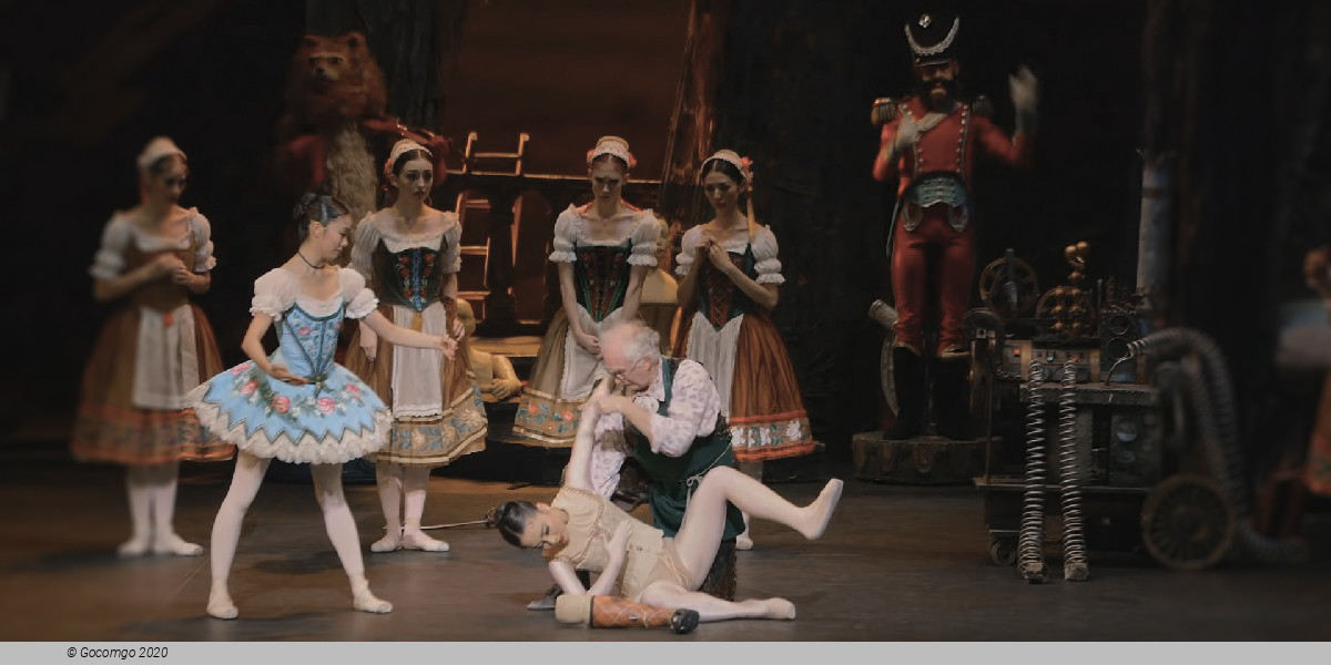 Scene 2 from the ballet "Coppélia", choreography by Ronald Hynd