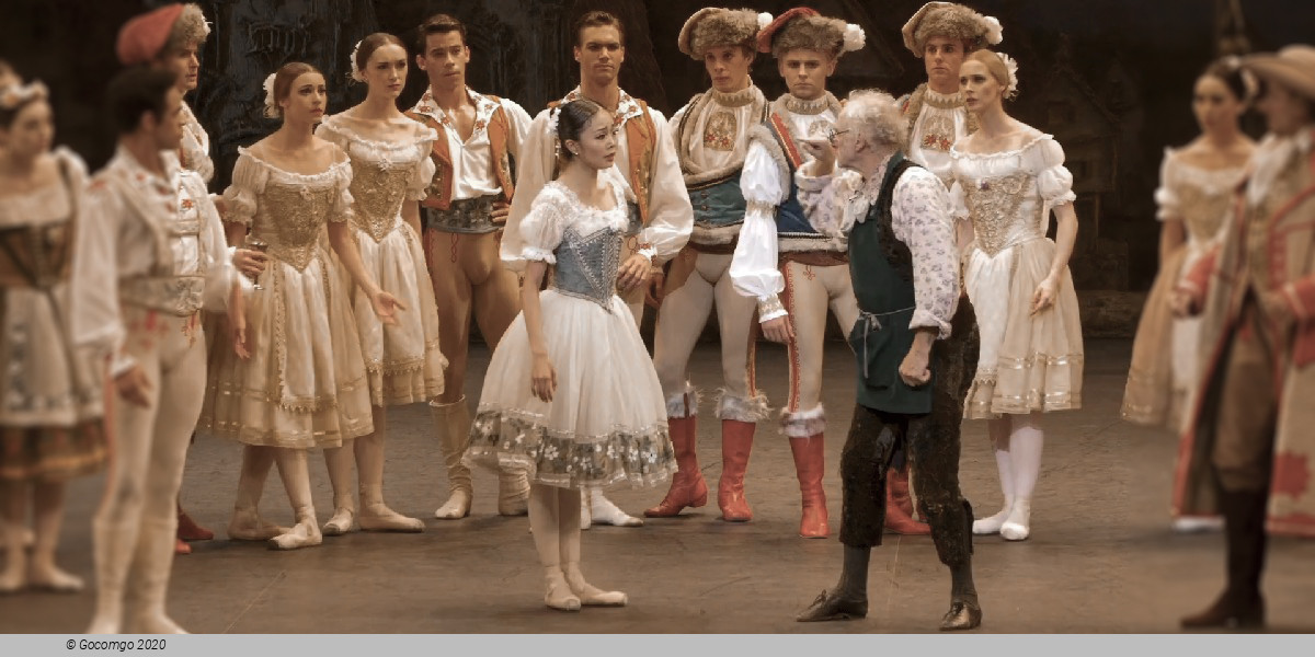 Scene 7 from the ballet "Coppélia", choreography by Ronald Hynd