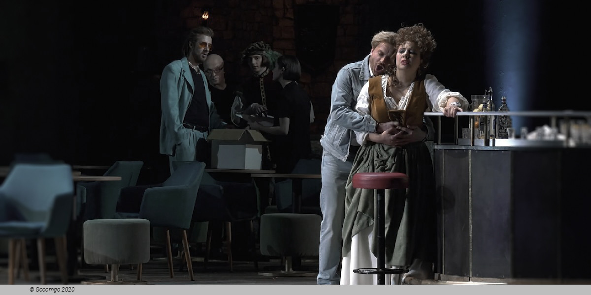 Scene 5 from the opera "The Bartered Bride"