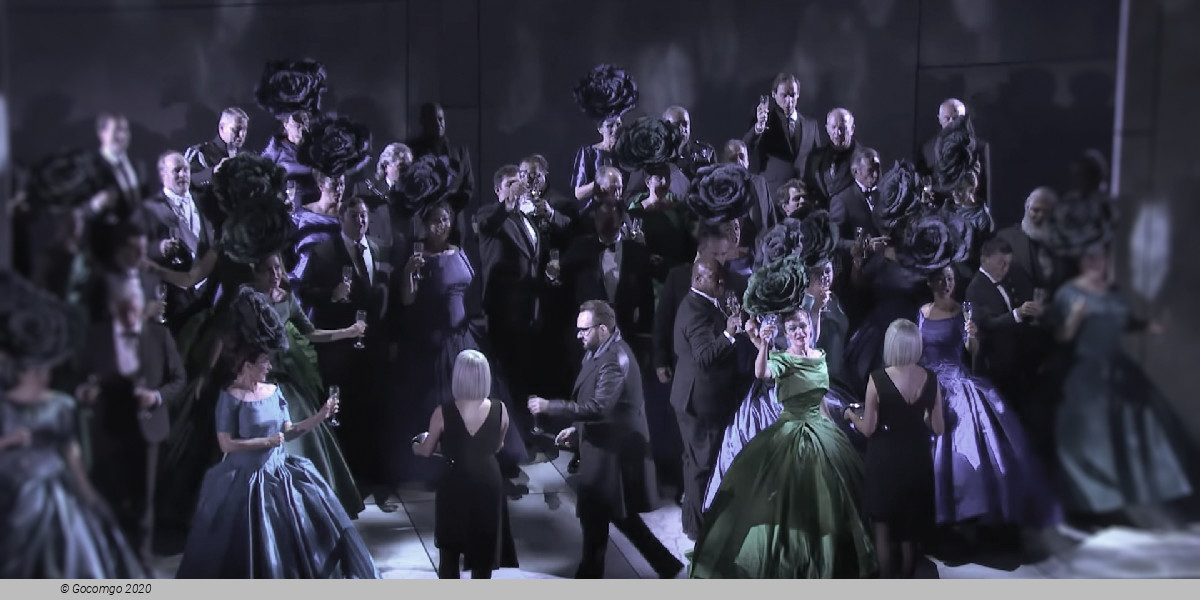 Scene 3 from the opera "Lucia di Lammermoor"