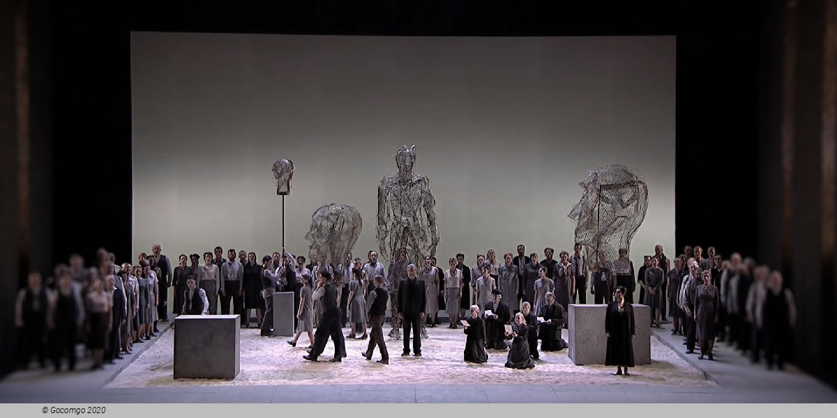 Scene 1 from the opera "Nabucco"