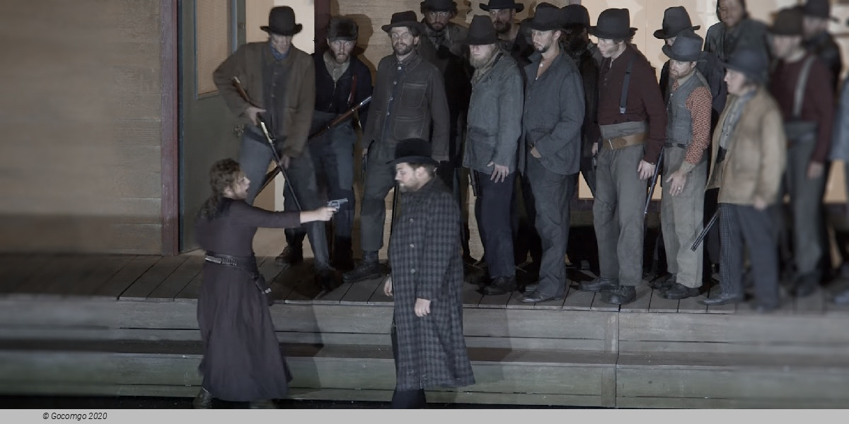 Scene 6 from the opera "La fanciulla del West"