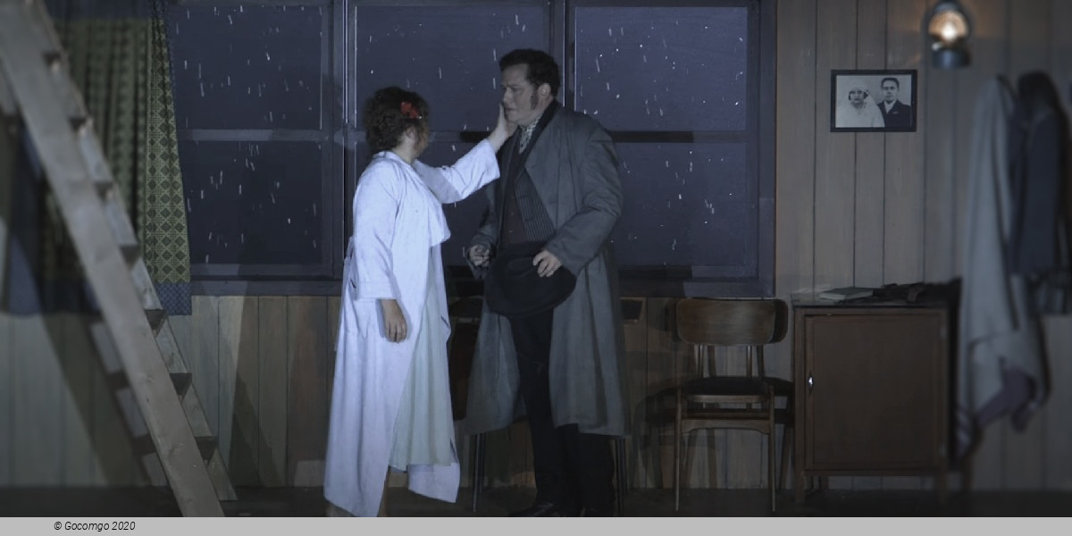 Scene 7 from the opera "La fanciulla del West"