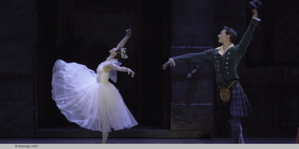 Scene 5 from the ballet "La Sylphide"