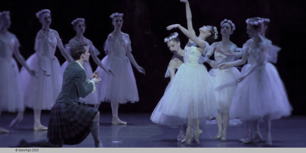 Scene 8 from the ballet "La Sylphide"