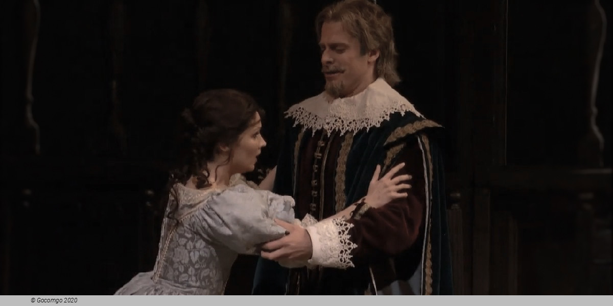 Scene 5 from the opera "I Puritani"