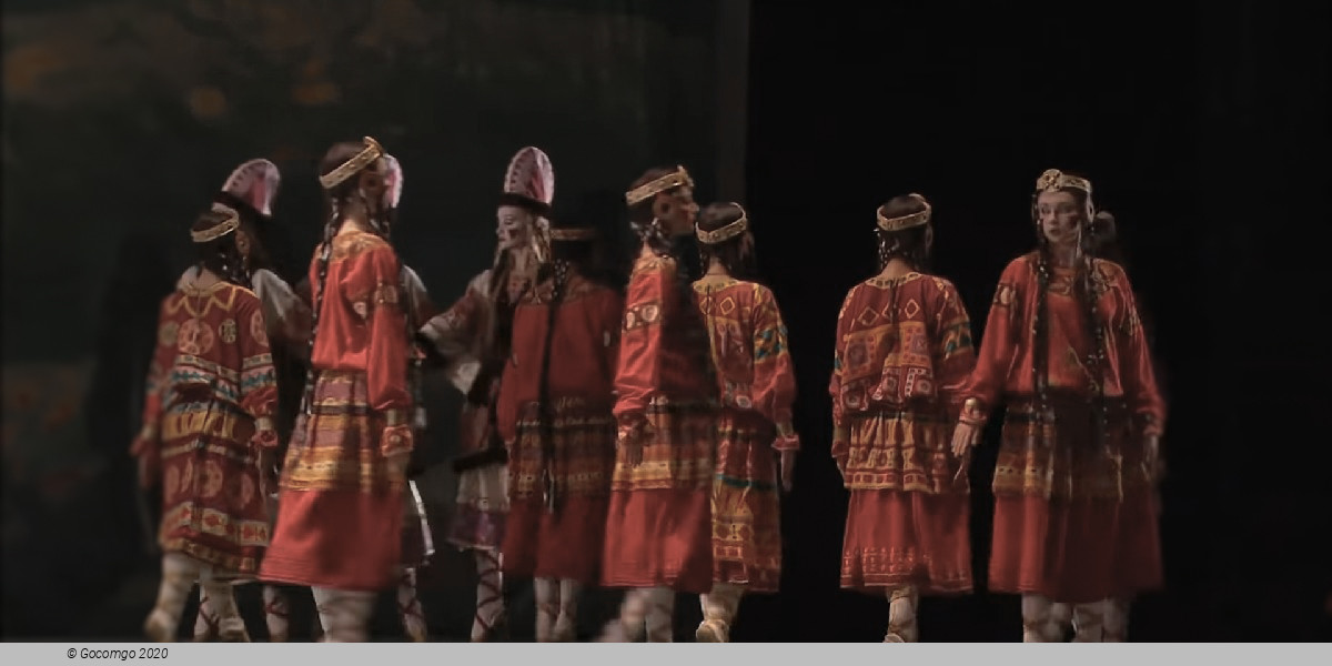 Scene 4 from the ballet "Le Sacre du printemps"