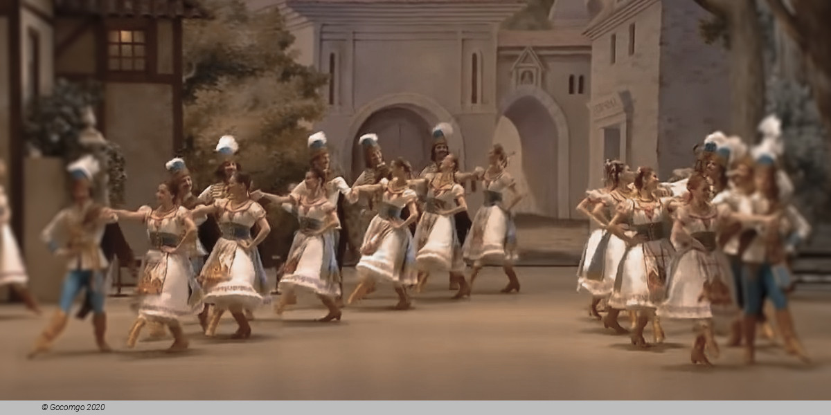 Scene 1 from the ballet "Coppélia"