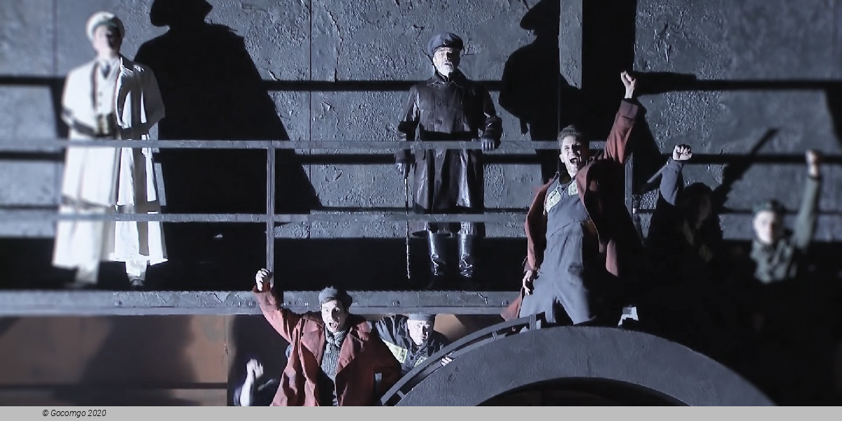 Scene 2 from the opera "Billy Budd"