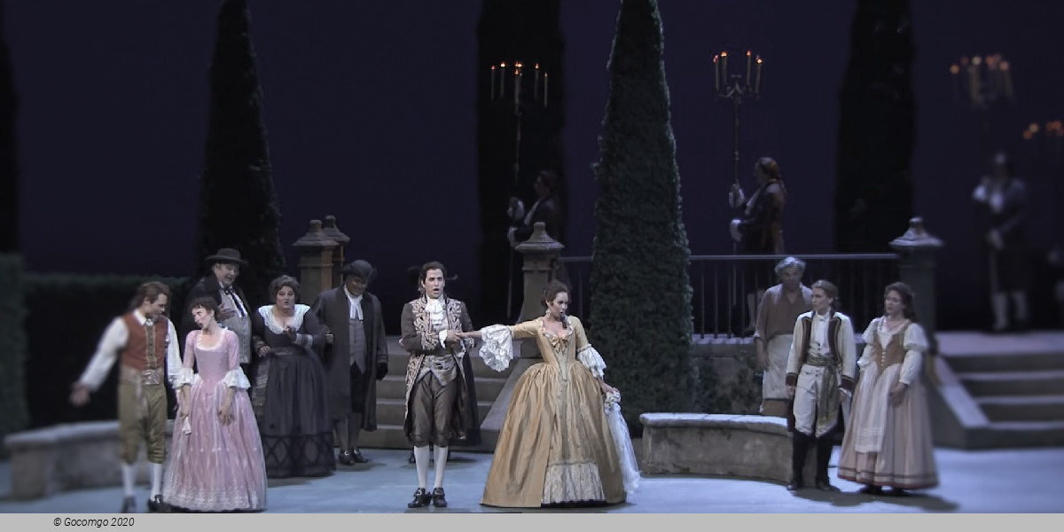 Scene 6 from the opera "The Marriage of Figaro"