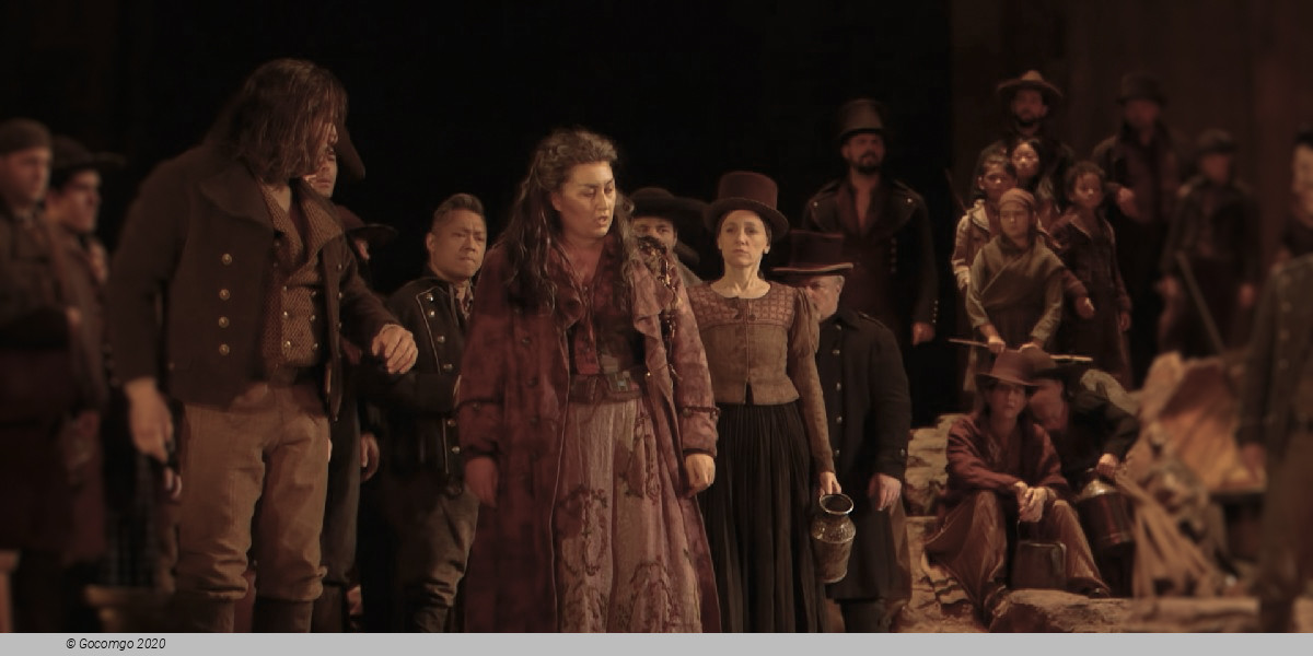 Scene 1 from the opera "Il trovatore"