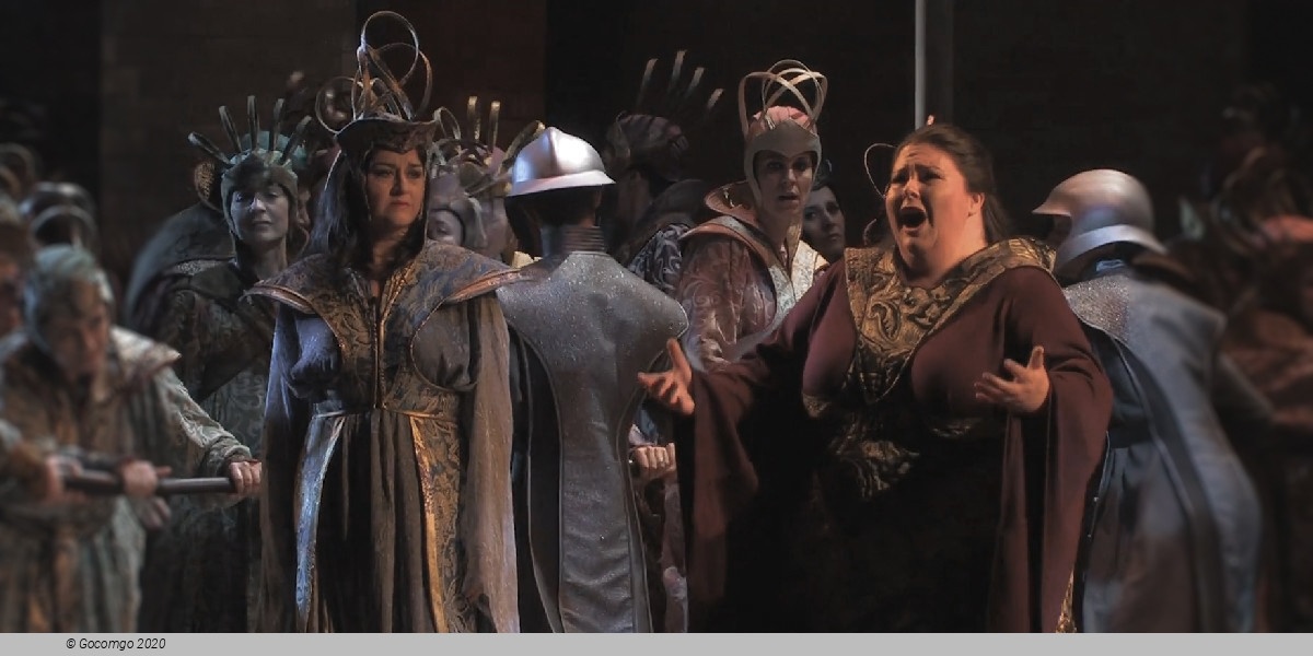 Scene 4 from the opera "I Lombardi alla Prima Crociata"