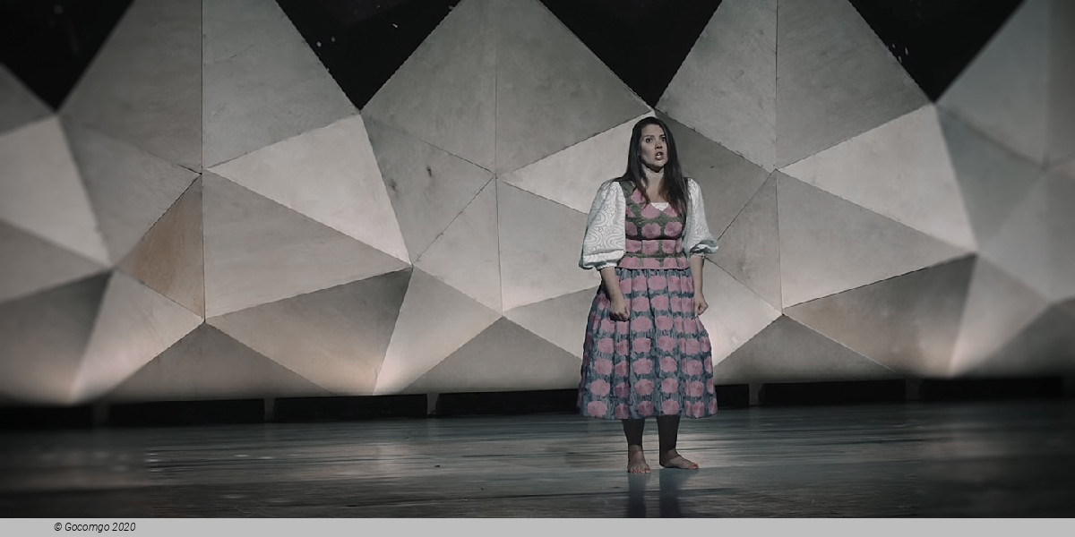 Scene 4 from the opera "Halka"