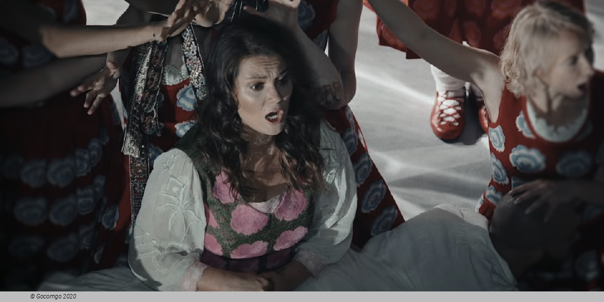 Scene 5 from the opera "Halka"