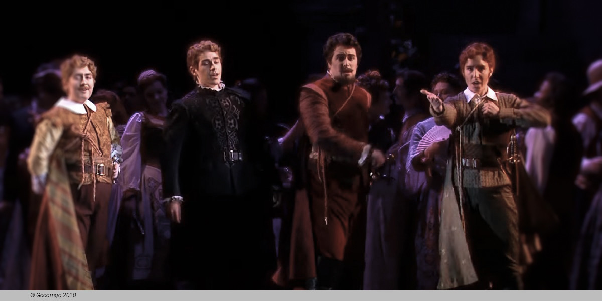 Scene 3 from the opera "Don Quichotte"