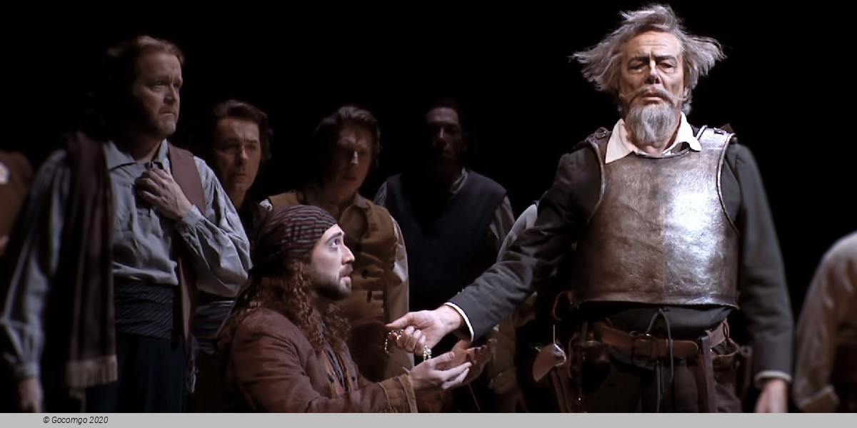 Scene 4 from the opera "Don Quichotte"