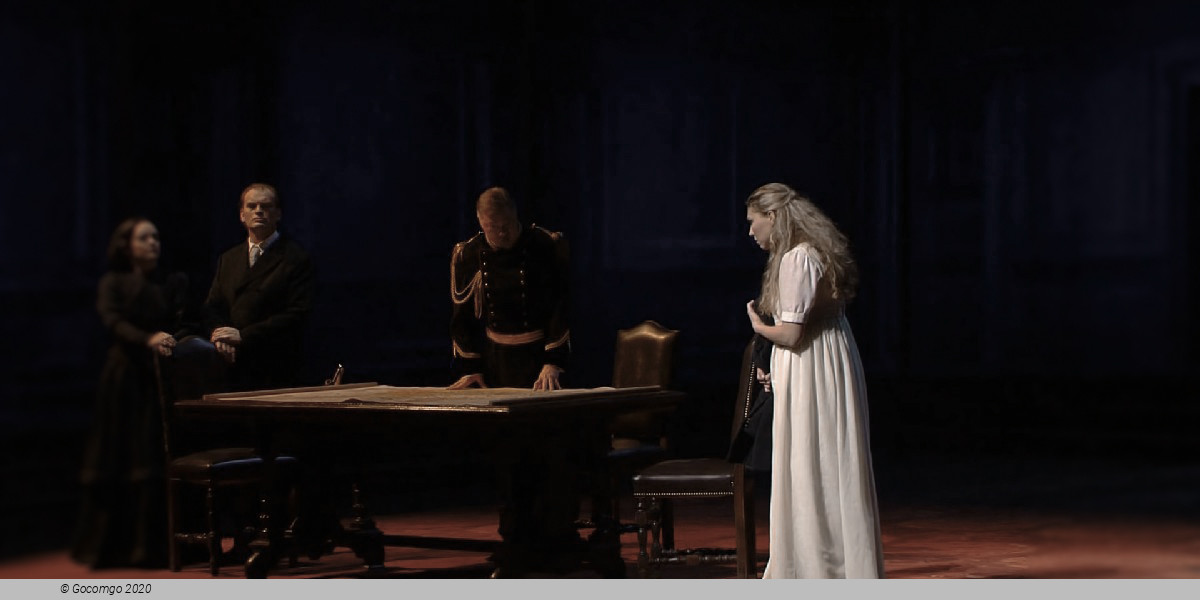 Scene 3 from the opera "Lohengrin"