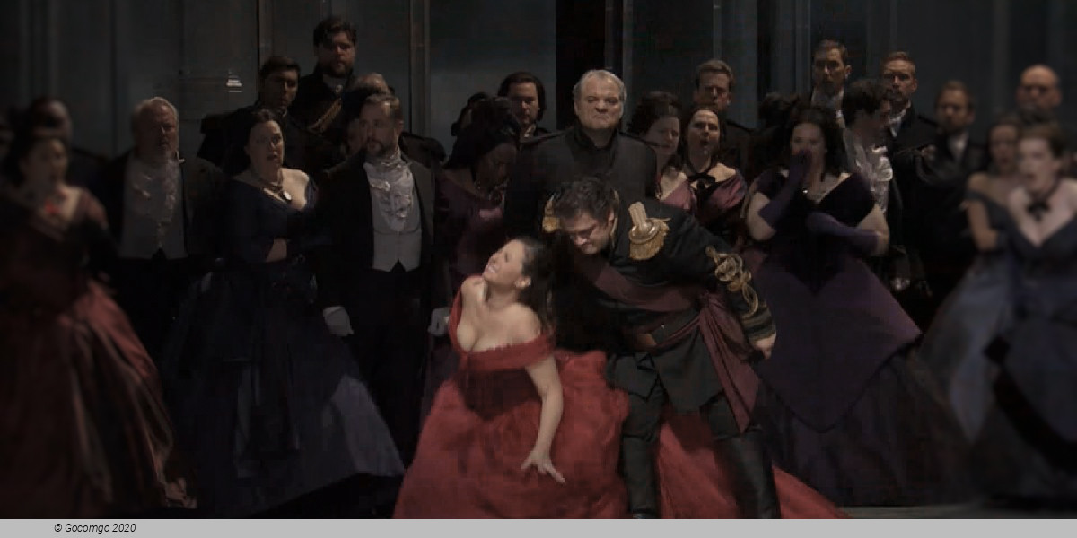 Scene 4 from the opera "Otello"